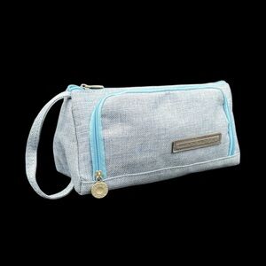 Unbranded Light Blue Cosmetic / Travel Bag